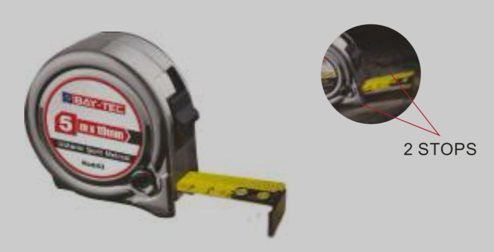 BAYTEC ŞERİT METRE KROM 7.5X25 MK4148